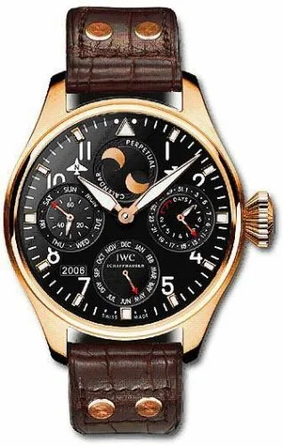 IWC Big Pilot Perpetual Calendar Red Gold / Black / Bucherer IW5026-08 (IW502608)